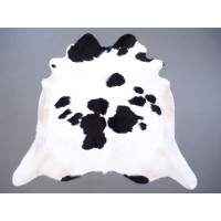 Ковер шкура коровы на пол черно-белая арт.: 30308