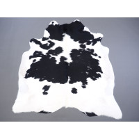 Ковер шкура коровы на пол черно-белая арт.: 30309