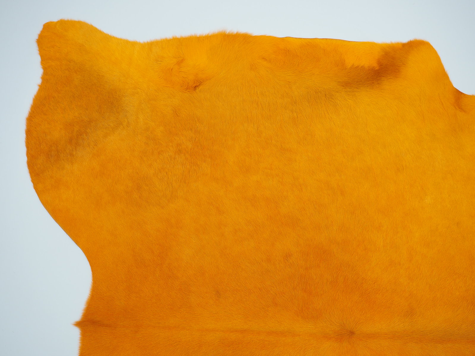 Шкура коровы натуральная – ковер оранжевая арт.: 27015